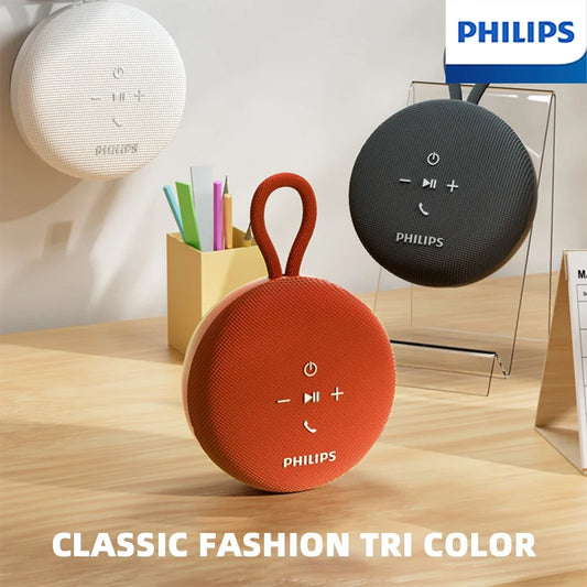 Philips TAS1120 Altoparlante Bluetooth da 800 mAh, cassa audio impermeabile per interni ed esterni con ventosa e cordino, altoparlante portatile per esterni