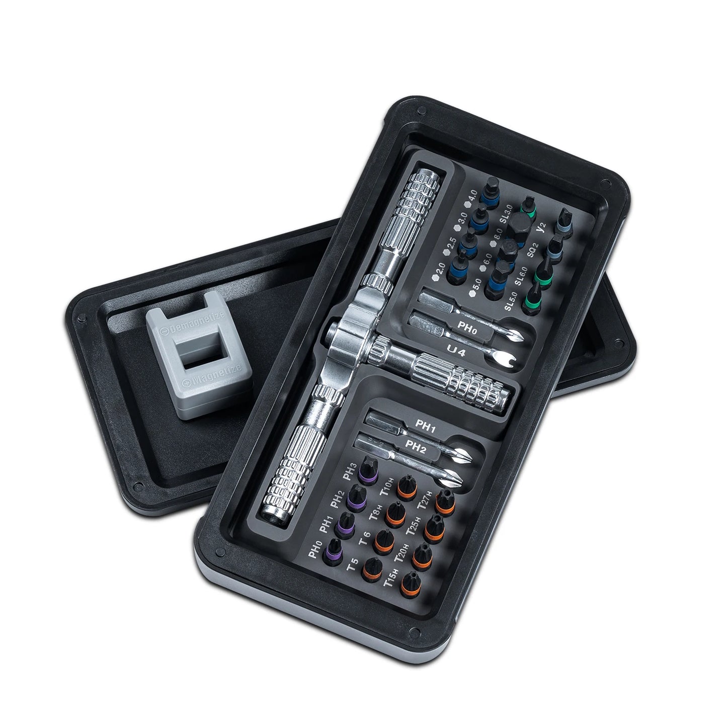 Set Utensili VMAN 66 In 1 Cacciavite Magnetico Senza Ingranaggi Con Punte In Acciaio S2 Per Riparazioni Domestiche