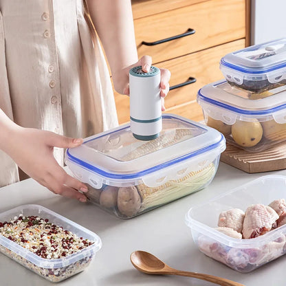 1/3PCS Scatola di Conservazione degli Alimenti Sottovuoto Contenitore di Immagazzinaggio Frigo Organizzatore Microonde Sicuro Conservazione Fresca Scatola di Tenuta Dispenser di Alimenti