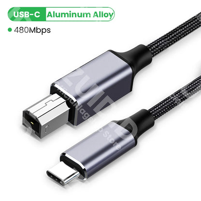 Cavo USB Type C A Type B 2.0 Per Stampanti Scanner Fotocamere Compatibile Con MacBook Pro E Dispositivi