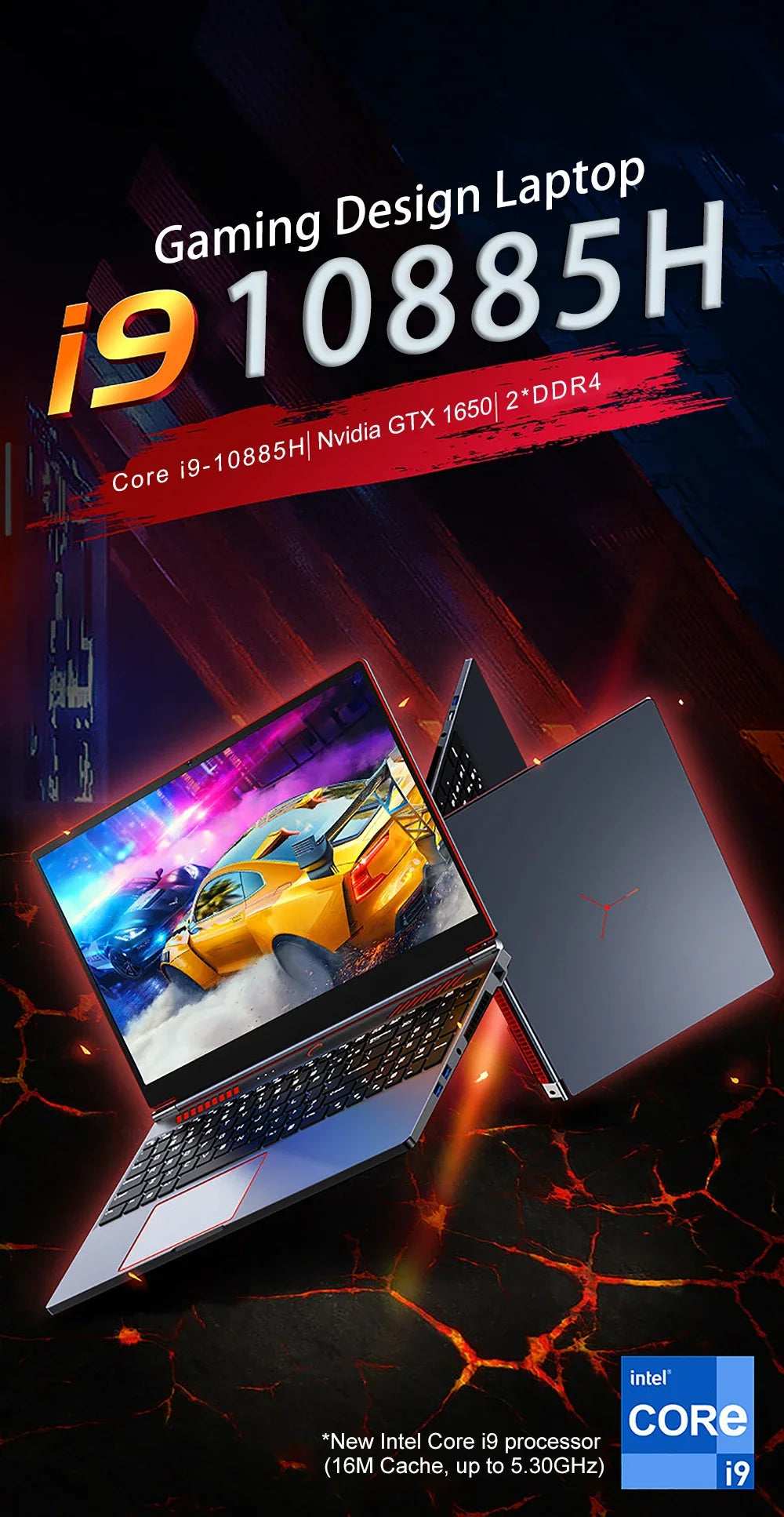 Potente Laptop da Gaming Elite con Schermo 16.1 Pollici, GPU RTX 4050, Processore Intel Core i9, Windows 11, RAM fino a 64GB e SSD 4TB