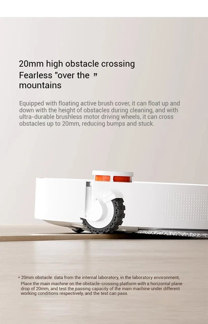 XIAOMI MIJIA Robot Aspirapolvere Autonomo H40, Pulizia Intelligente per la Casa, Spazzamento ad Alta Velocità, Pulizia Rotante, Aspirazione Ciclonica 10000PA, Laser LDS
