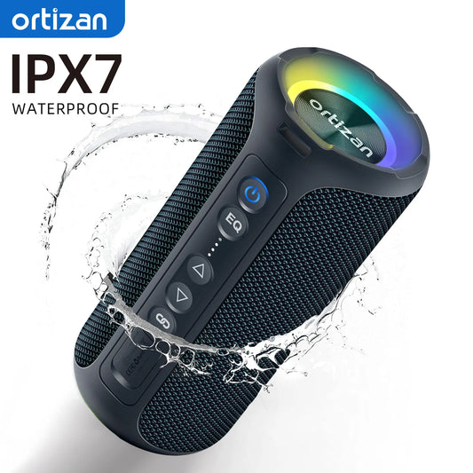 Altoparlante Ortizan Portatile 40 W Bassi Potenziati Impermeabile IPX7 30 Ore Bluetooth 5.3