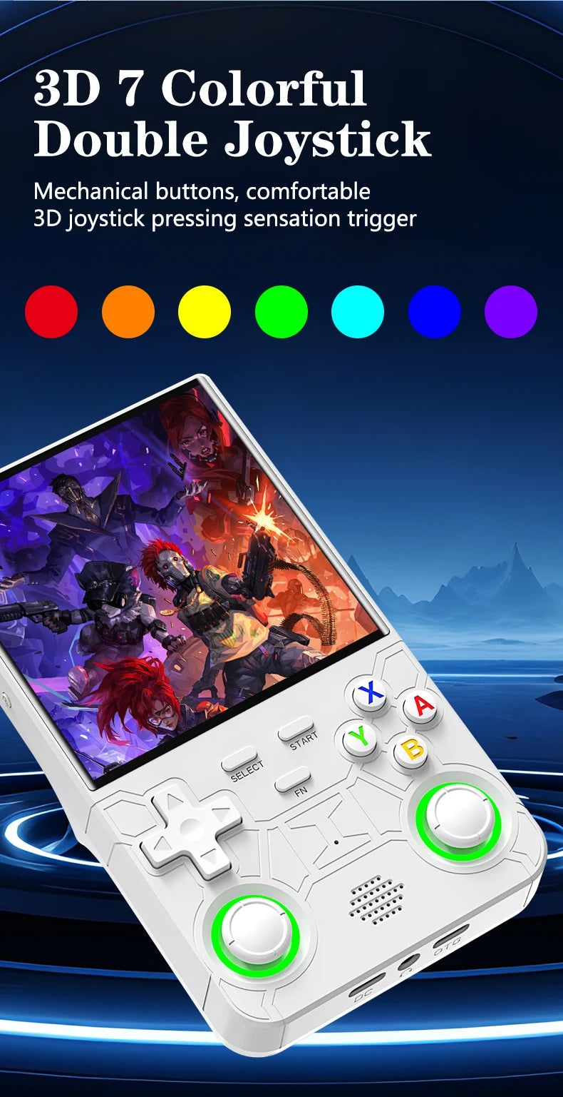 Nuova console di gioco portatile ultra retrò R36 Sistema Linux open source da 4,0 pollici Console di gioco portatile con lettore video portatile da 128 GB