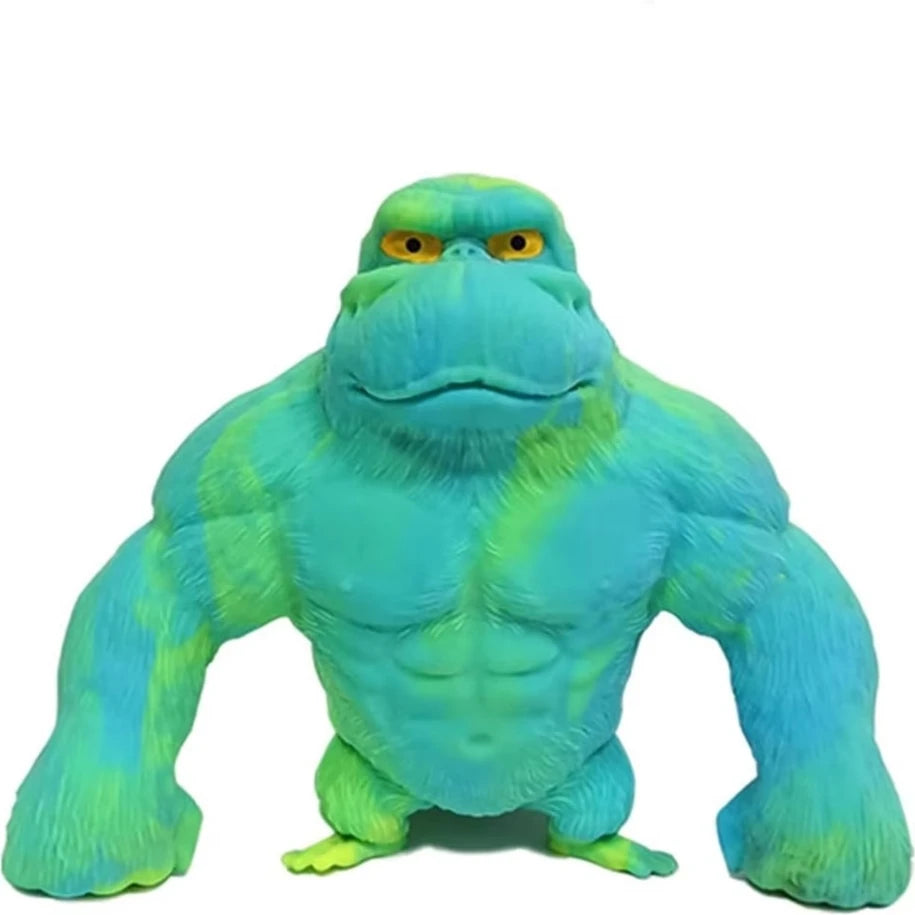 Squishy Scimmia Giocattolo Elastico Colla Riempito di Gomma Gorilla Elastico Estensibile Autismo Decompressione Giocattolo Adulti Bambini Regalo
