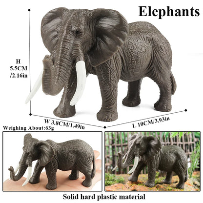 Oenux Modello Fattoria Fauna Selvatica Figurine Animali Per Bambini Regalo Educativo Interattivo