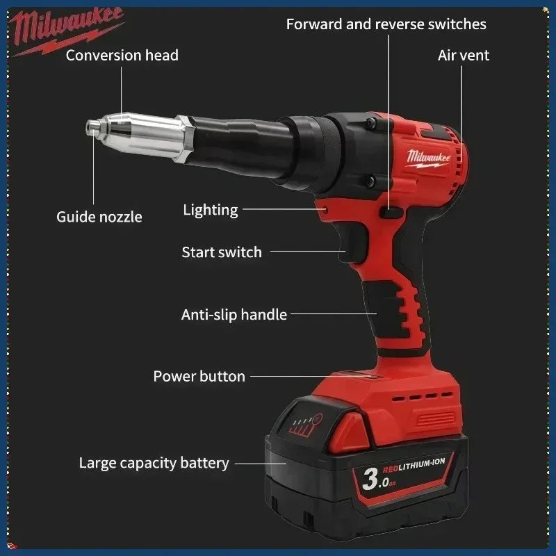 Milwaukee Kit Utensili 18V Trapano Avvitatore Percussione Smerigliatrice Angolare Sega Circolare Brushless