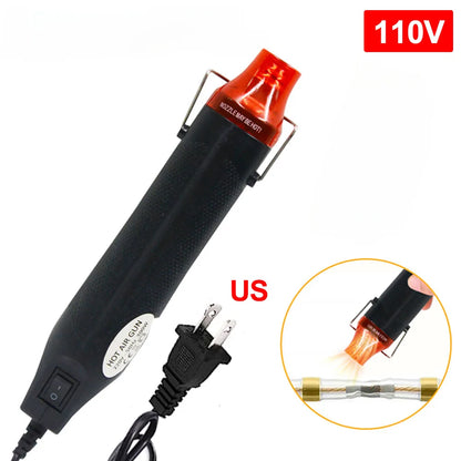 Pistola Ad Aria Calda 300W 220V Per Saldatura E Artigianato Mini Strumento Con Supporto E Funzione Termoretraibile