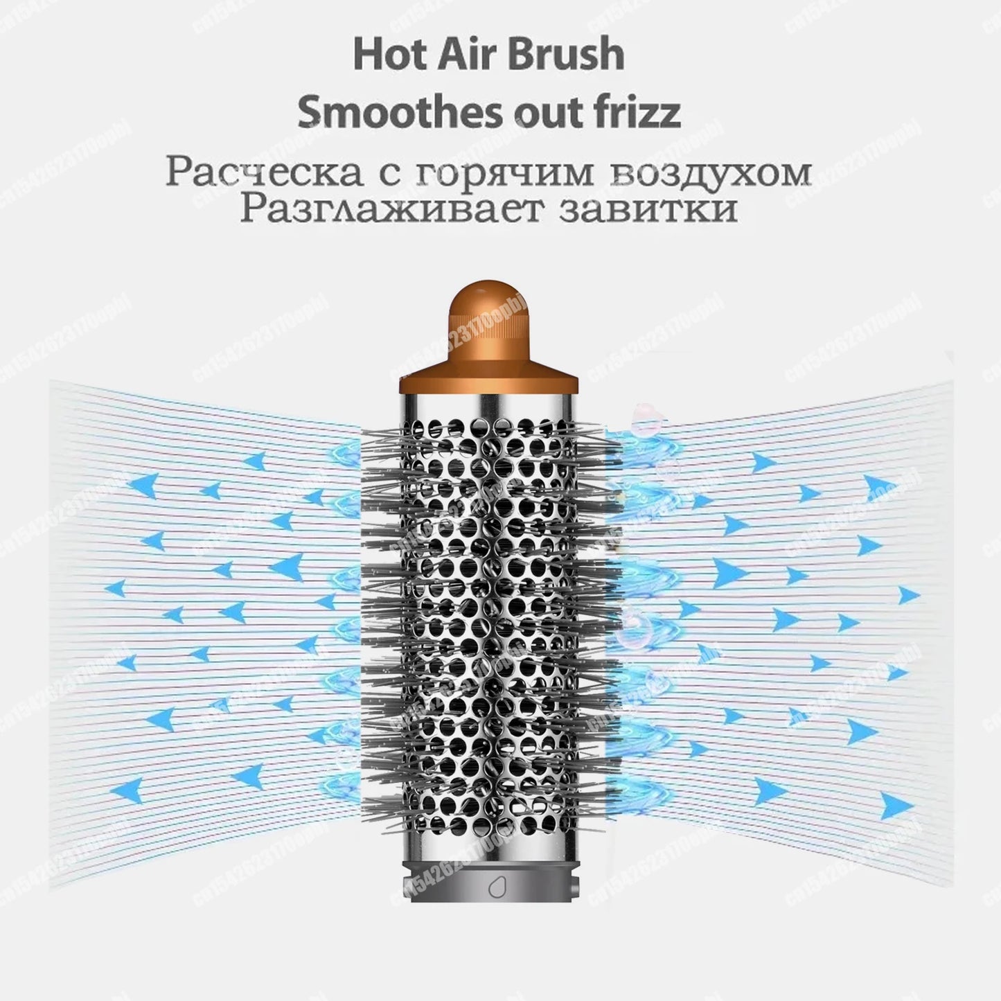 Nuovo Multil Hair Styler Asciugacapelli automatico per arricciare Asciugacapelli ad aria calda/fredda 1300W Piastra per capelli Curling Barrel Spazzola Asciugacapelli per salone
