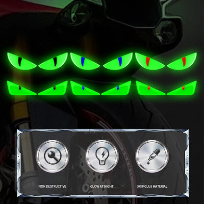 Set Da 5 Adesivi Riflettenti Per Bicicletta Luminose Notturne Per Strada Fatbike