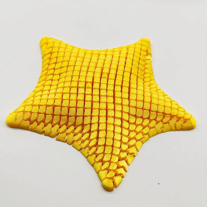 Giocattolo Antistress Stella Marina Articolata 3D Stampato Flessibile Con Giunti Decorazione Scrivania Marino