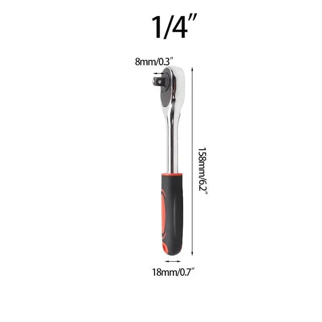 Onnfang 7-19/11-32mm chiave a cricchetto universale testa a bussola universale, chiave a bussola per uso domestico/chiave per utensili manuali
