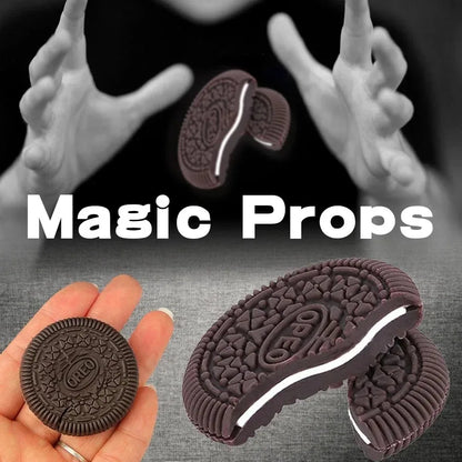 Biscotto magico per bambini Biscotti OREO Trucchi magici Accessorio Primo piano Oggetti di scena Spettacolo di magia facile e sorprendente per bambini Giocattolo di apprendimento per adulti