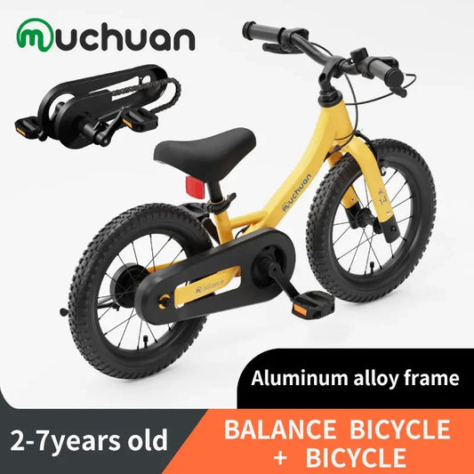 Bici Equilibrio Bambini 2 In 1 Età 2 6 Anni Telaio Alluminio Ruote Da 12 Pollici