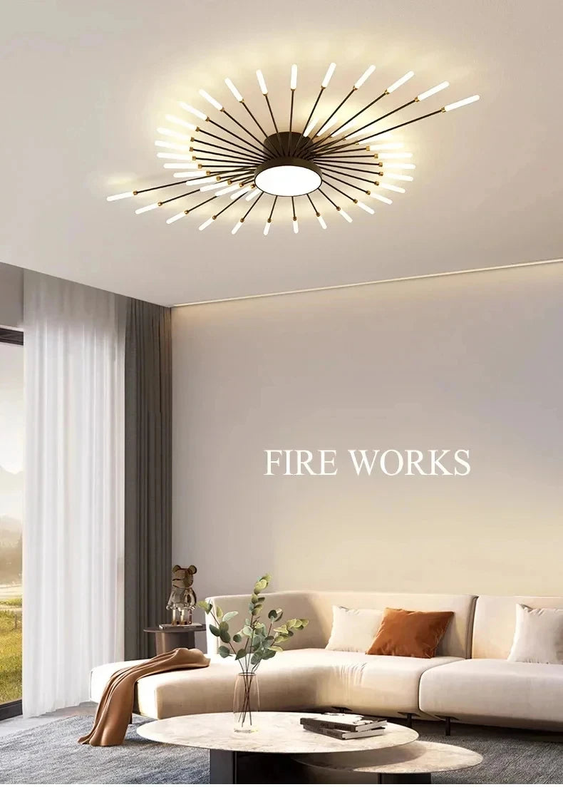 Lampada Da Soffitto Led A Forma Di Fiore Per Soggiorno E Camera Da Letto, Luce Moderna Sala Da Pranzo
