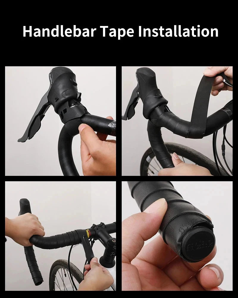 Nastro Manubrio Per Bicicletta Da Strada Antiscivolo Impermeabile Comfort Controllo Pedalata