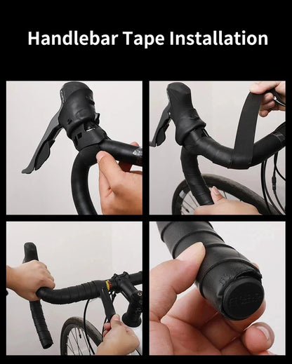 Nastro Manubrio Per Bicicletta Da Strada Antiscivolo Impermeabile Comfort Controllo Pedalata