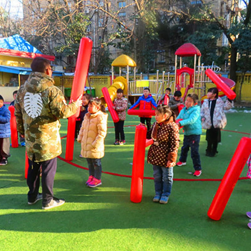 Set Di 4 Bastoncini Gonfiabili Per Giochi All'Aperto Divertimento Per Feste Carnevale