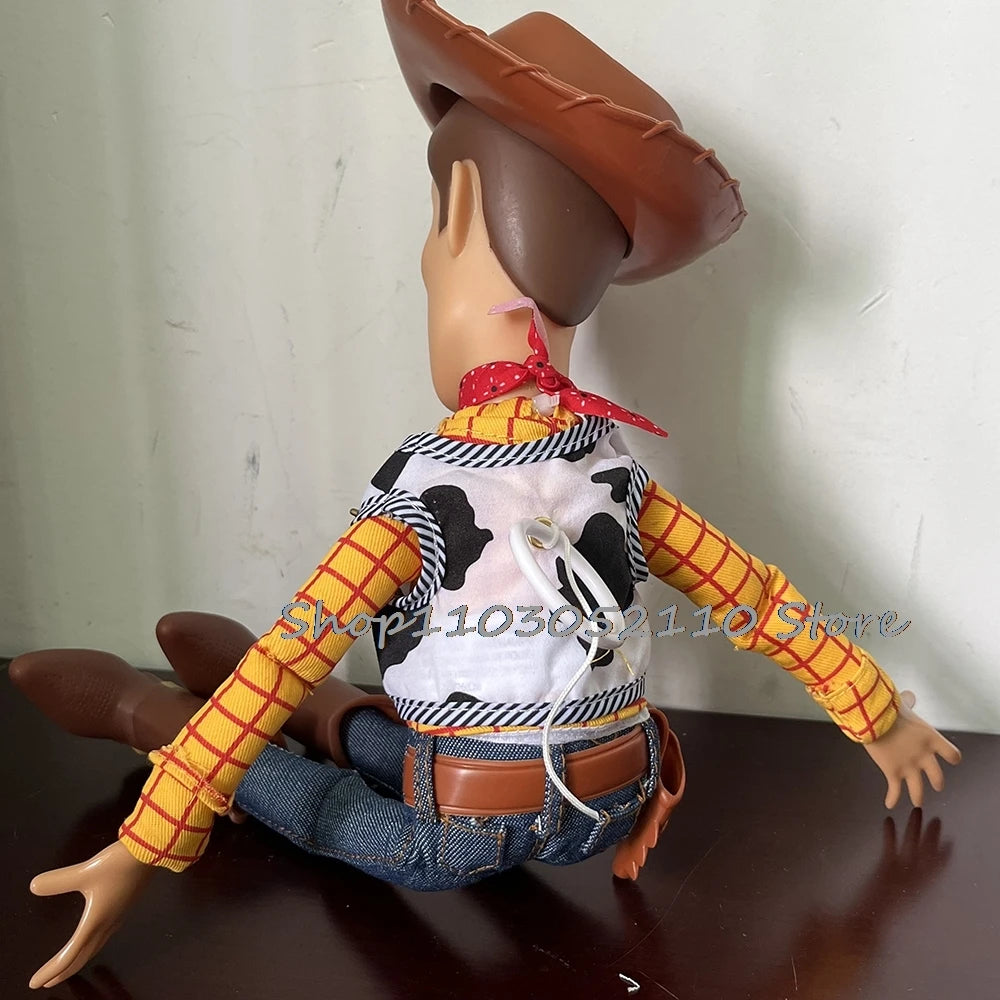 Toy Story 4 Talking Woody Jessie Action Figure Sing Soft Cute Anime Figure Decorazione Compleanno Modello Regalo Giocattoli