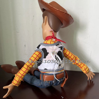 Toy Story 4 Talking Woody Jessie Action Figure Sing Soft Cute Anime Figure Decorazione Compleanno Modello Regalo Giocattoli