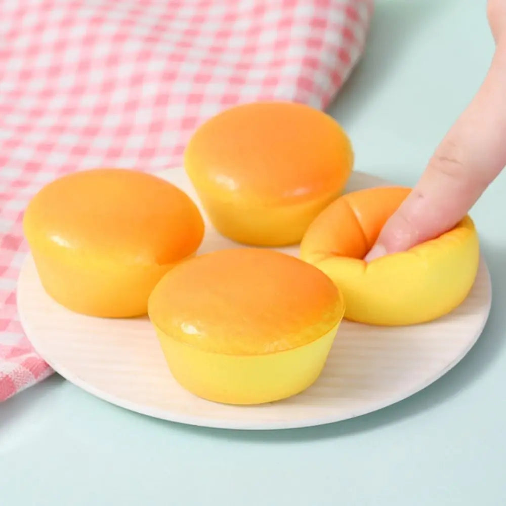 Giocattolo Antistress A Forma Di Ciambella Pane Tostato Simulazione Alimentare Maniabile