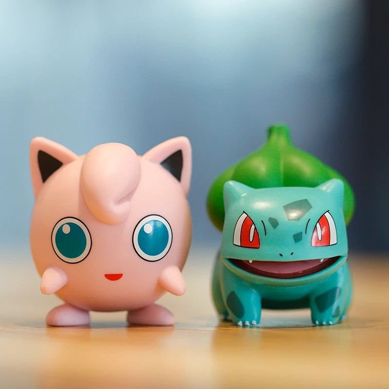 Hot Pokemon Anime Figure Pikachu Giocattoli Modello Charmander Psyduck Squirtle Jigglypuff Bulbasaur Kawaii Raccogliere Bambole Regalo Dei Bambini