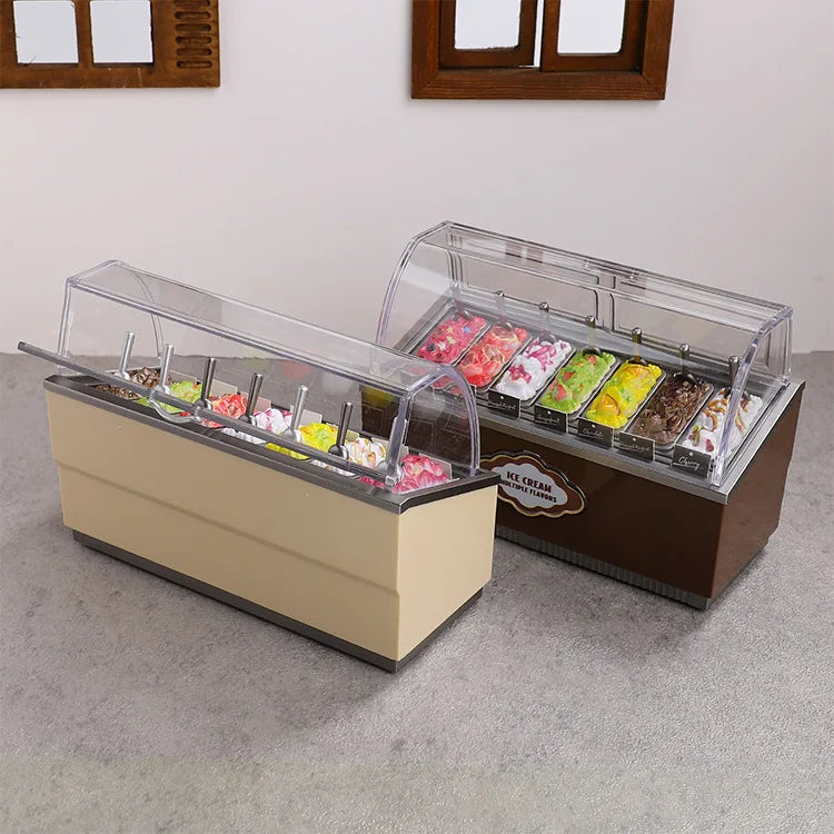 Distributore Automatico Di Gelati In Miniatura Multigusto Per Decorazioni Casa Delle Bambole E Scene Di Supermercato