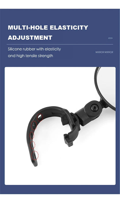 Specchietto Retrovisore per Bicicletta e Monopattino Elettrico Compatibile Xiaomi Ninebot