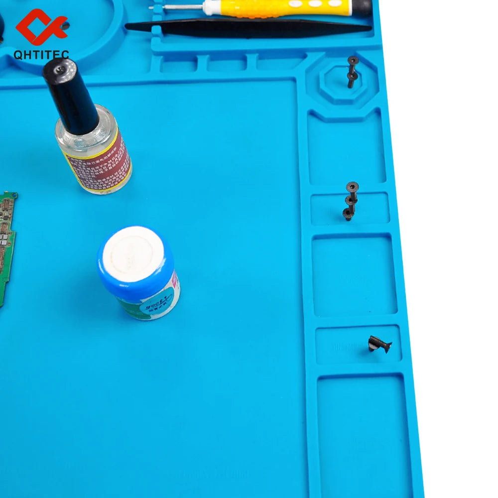 Tappetino Da Lavoro ESD Antistatico In Silicone Resistente Al Calore 500 Gradi Per Riparazioni Elettroniche