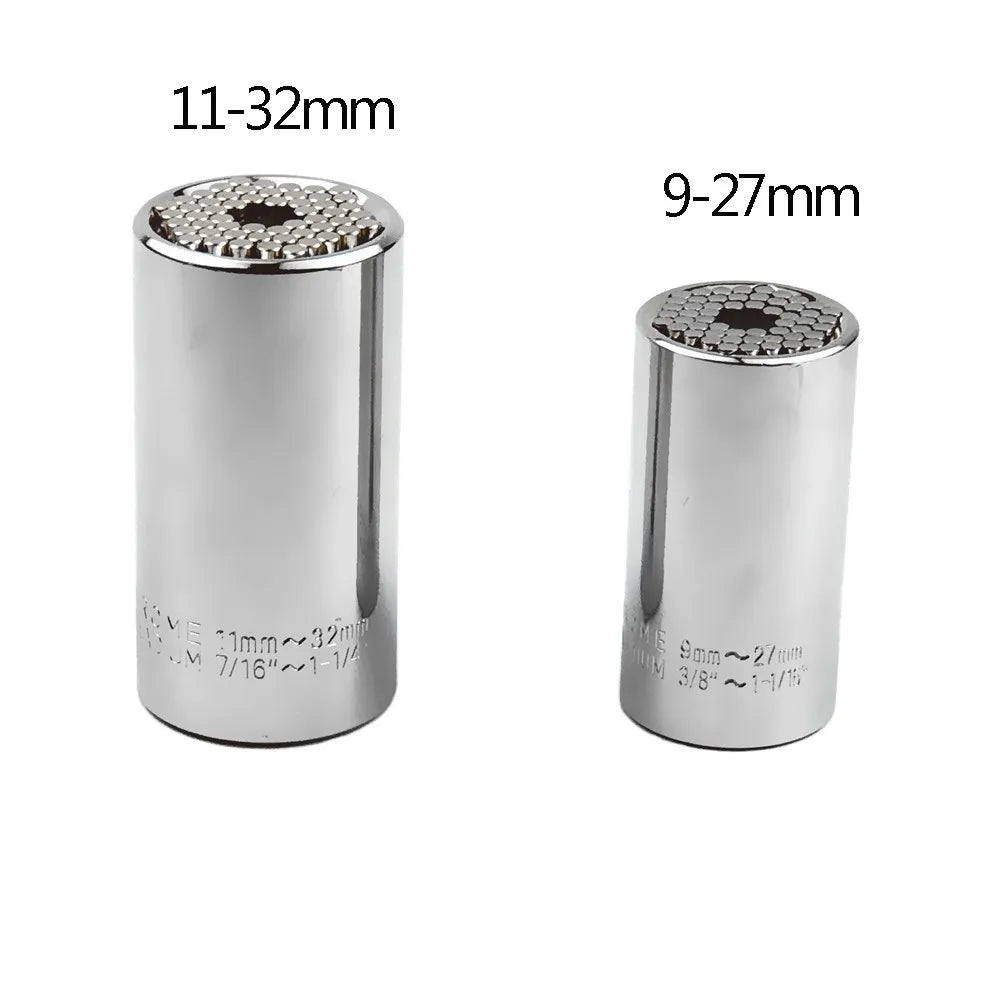 Onnfang 7-19/11-32mm chiave a cricchetto universale testa a bussola universale, chiave a bussola per uso domestico/chiave per utensili manuali