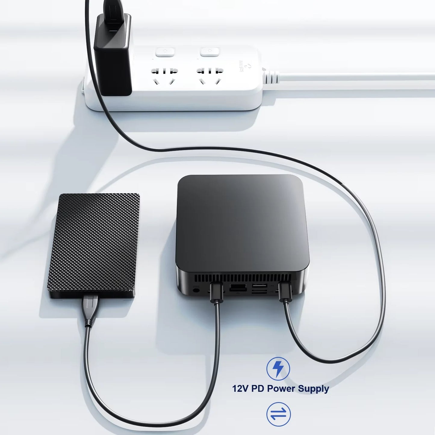 NUOVO MINI PC Computer Windows 11 Intel Core i7-8550U 16GB/32GB RAM 1TB/2TB SSD Mini PC da gioco Desktop Computer Supporta 4K HD
