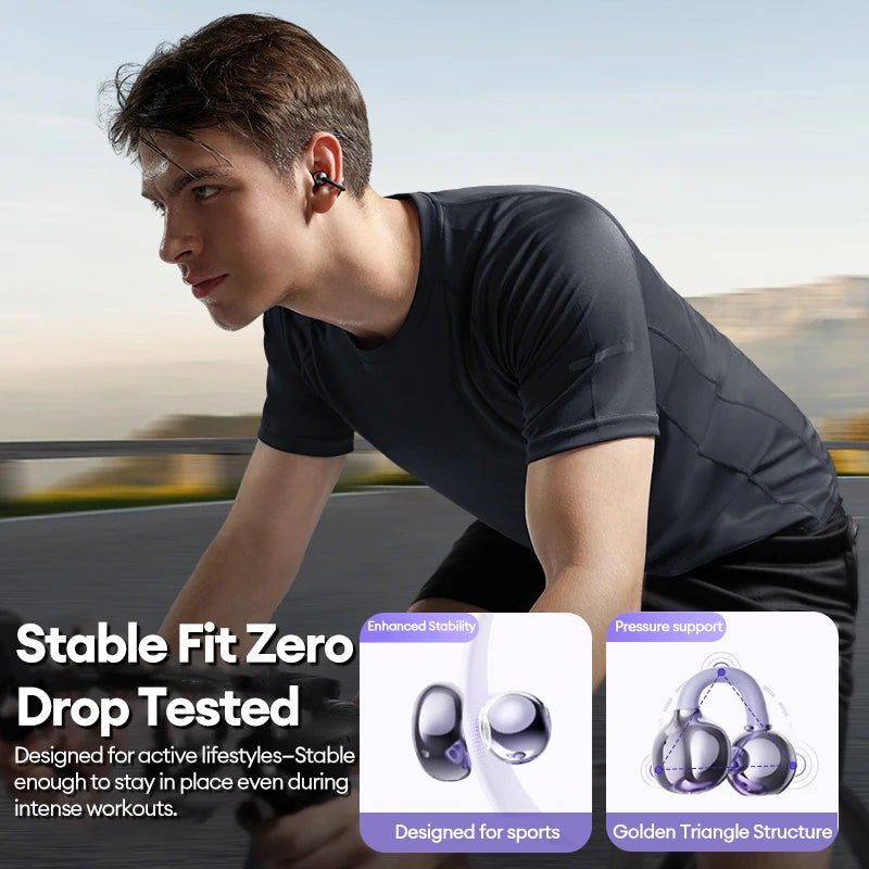 Lenovo LE302 Auricolari Bluetooth 6.0 Con Cancellazione Del Rumore, Lunga Durata Batteria, Microfono E Siri