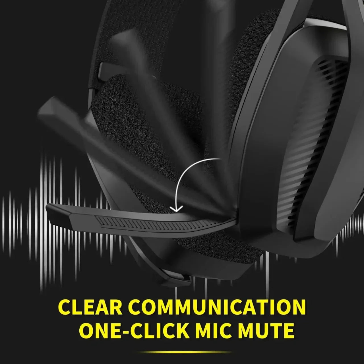 Cuffie Da Gioco Wireless 2,4 GHz Con Microfono ANC Per PS5 PS4 PC Mac Suono Chiaro E Connessione Stabile