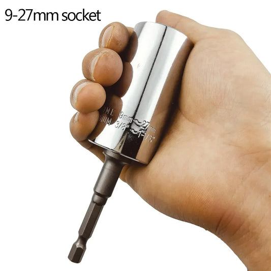 Onnfang 7-19/11-32mm chiave a cricchetto universale testa a bussola universale, chiave a bussola per uso domestico/chiave per utensili manuali