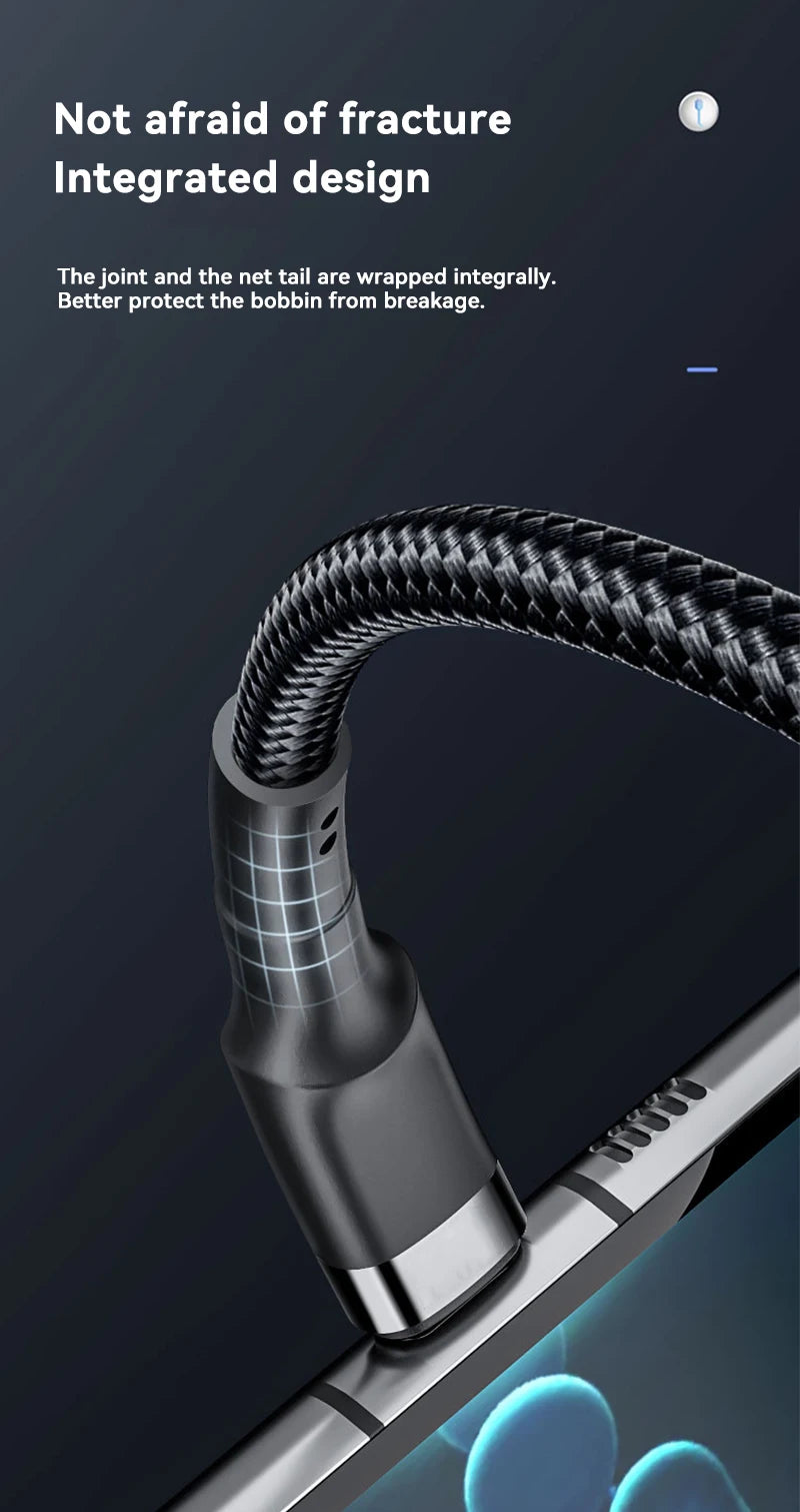 Cavo USB C a USB Type C Da 120W Per Ricarica Rapida PD Compatibile Con Smartphone Qualità Premium