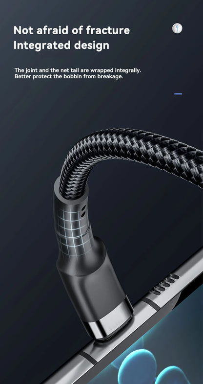 Cavo USB C a USB Type C Da 120W Per Ricarica Rapida PD Compatibile Con Smartphone Qualità Premium