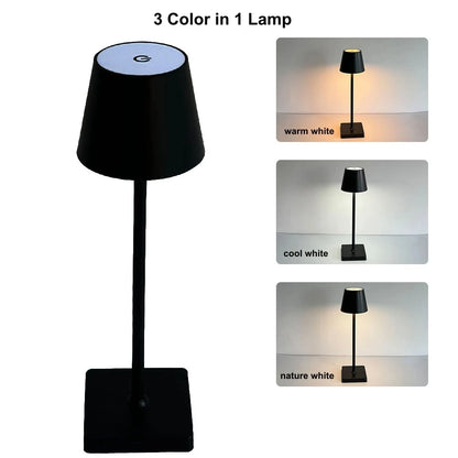 Lampada Da Tavolo Led Dimmabile Al Tocco Ricaricabile Senza Fili Design Nordic Per Cameretta E Scrivania