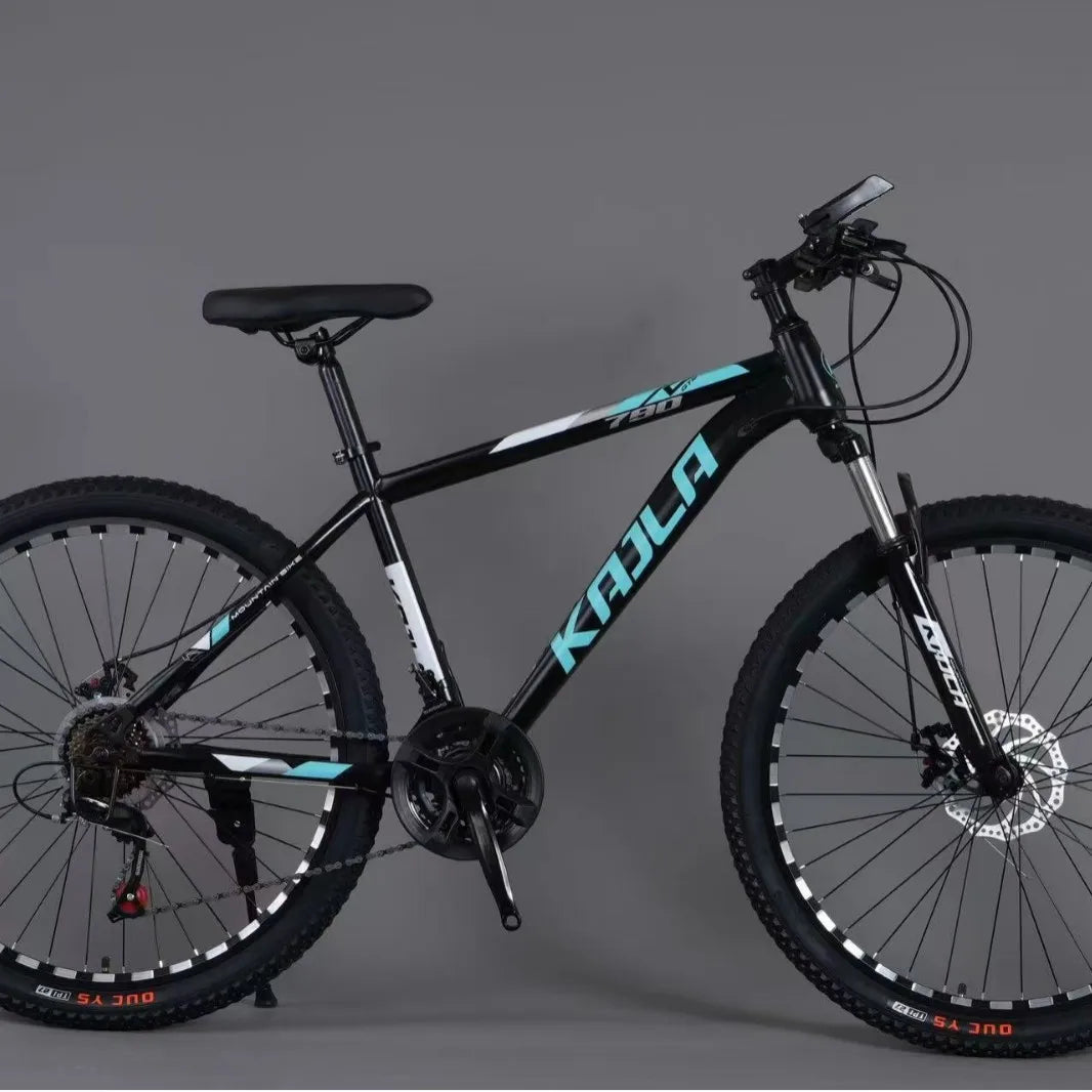 Mountain Bike Per Adulti 26 Pollici Trasmissione A 21 Velocità Telaio In Acciaio Rockbrook