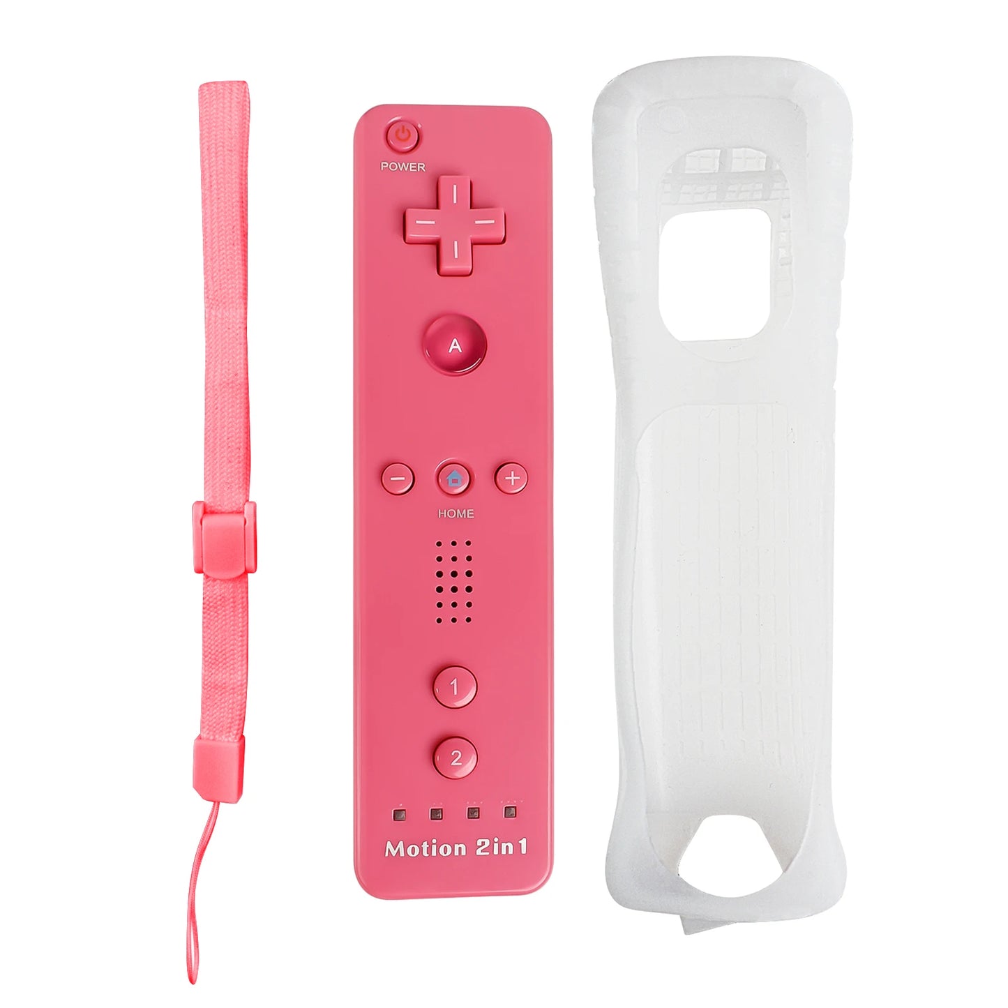 Set controller 2 in 1 per Nintendo Wii Joystick Motion Plus opzionale Gamepad remoto wireless con custodia in silicone Videogioco