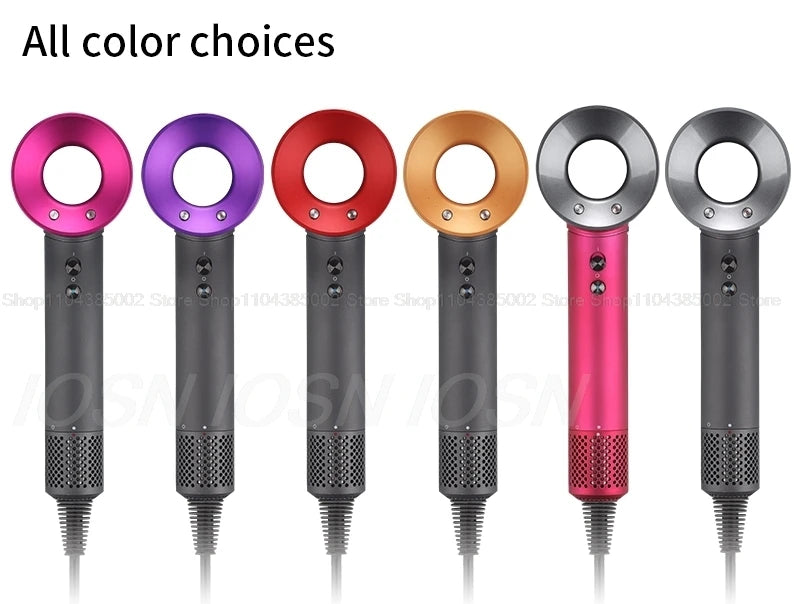 Accessorio Professionale Senza Lame per Asciugacapelli Dyson, Ioni Negativi, Asciugatura Rapida, Potente, per Casa, con Funzione Anti-Crespo, Elettrico