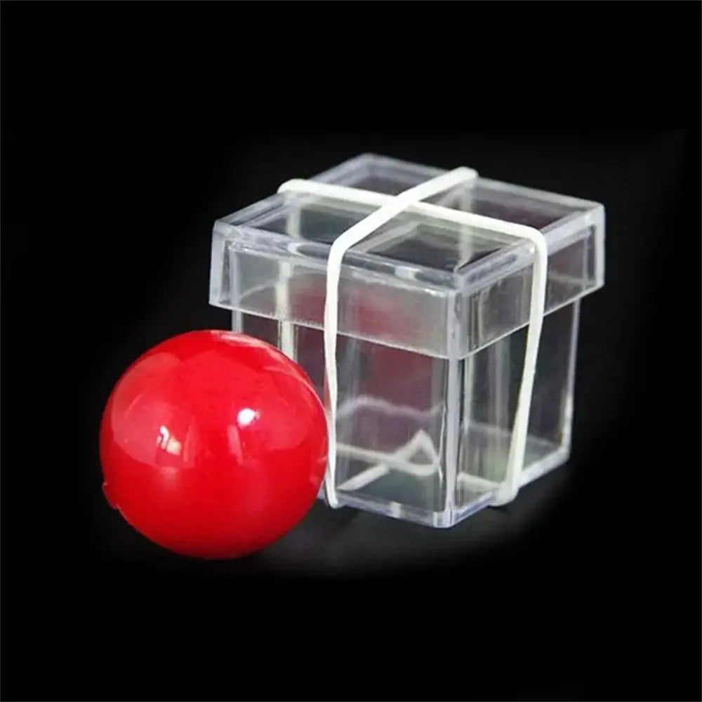 Trucco Magico Palla Che Passa Attraverso Scatola Prop Professionale Per Magia Da Vicino Spettacolo