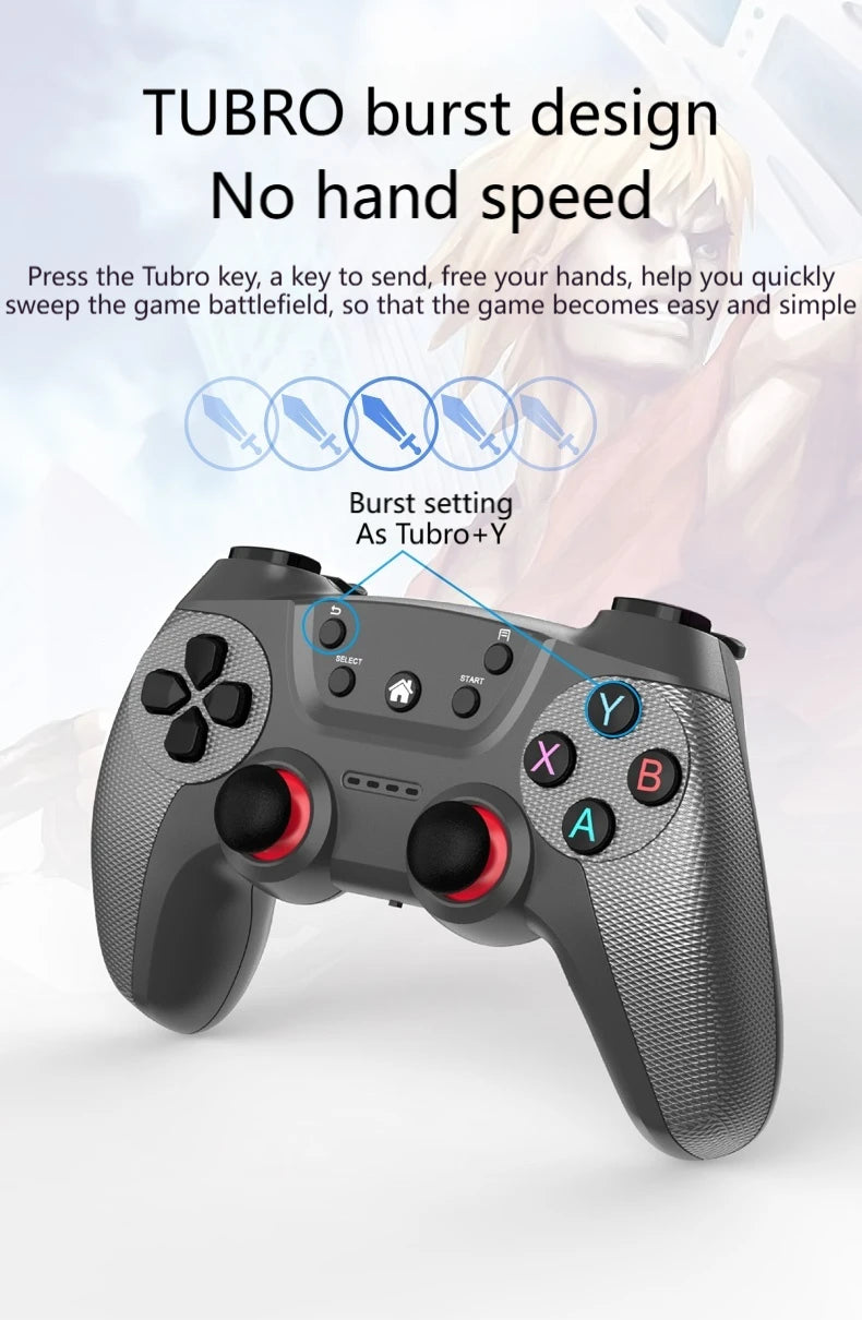 2025 NUOVO Controller di gioco USB wireless per Tesla Model Y/3/X/S Doppio lettore TV online PC PS3 Accessorio da gioco compatibile con vapore