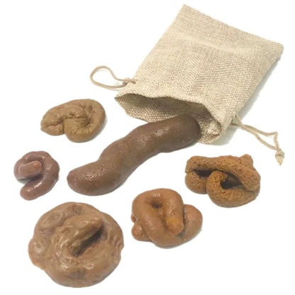 6 pz Realistico Morbido Falso Cane Cacca Scherzi Gag Scherzo Regalo Del Partito Cacca Gomma Tossico Regalo Del Partito Scherzi Simulato Sgabello