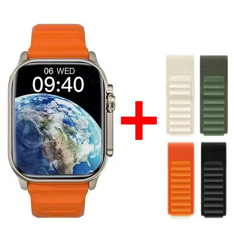 Nuovo Smartwatch 2026 Watch 10 Ultra 49mm con NFC, GPS, Chiamate Bluetooth, Musica BT, Giochi e Ricarica Wireless per Uomo e Donna