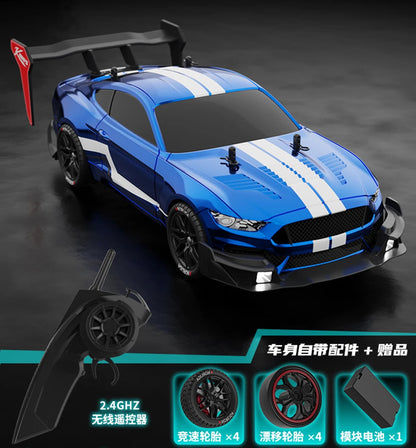 RTR MUSTANG 2.4G Drift Car 1:14 4WD Auto elettriche telecomandate Auto da corsa ad alta velocità RC Auto da corsa Giocattoli per bambini