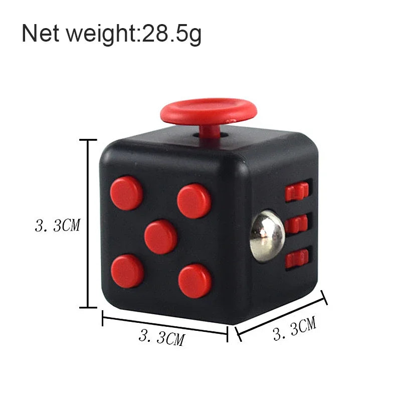Dadi Di Decompressione Fidget Monocolore Per Sollievo Dallo Stress Rilascio Ansia Adulti E Bambini
