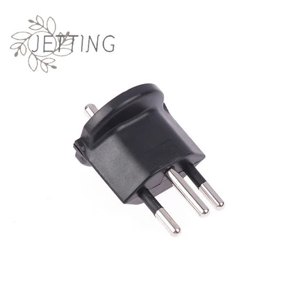 Adattatore Da Viaggio Spina Schuko A Tipo J Svizzera 10A 250V Compatibile Con Prese Europee Portatile
