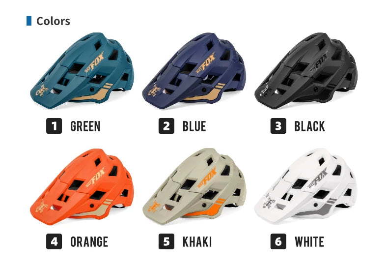 Casco Da Bicicletta Batfox Speedframe MTB Leggero Con Certificazione CE Aerodinamico E Protezione Affidabile