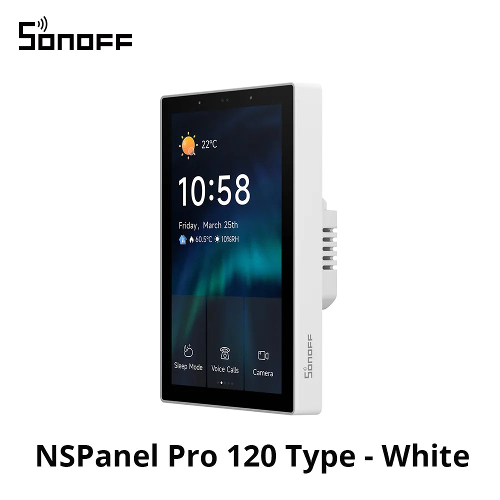 NSPanel Pro 120 Pannello Controllo Smart Home Monitoraggio Consumo Energetico Modulo Zigbee