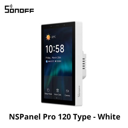 NSPanel Pro 120 Pannello Controllo Smart Home Monitoraggio Consumo Energetico Modulo Zigbee